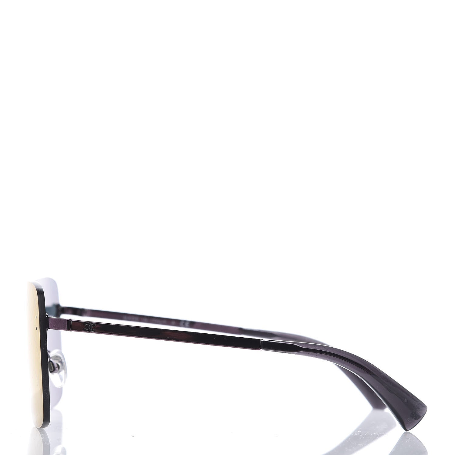 Chanel Shield Runway Sunglasses 4215 Burgundy 3 of 9