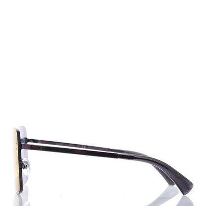 Chanel Shield Runway Sunglasses 4215 Burgundy 3 of 9