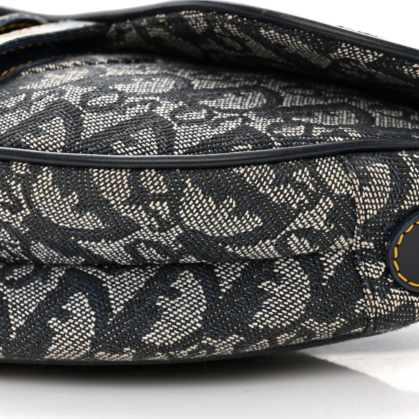 Monogram Saddle Bag Blue