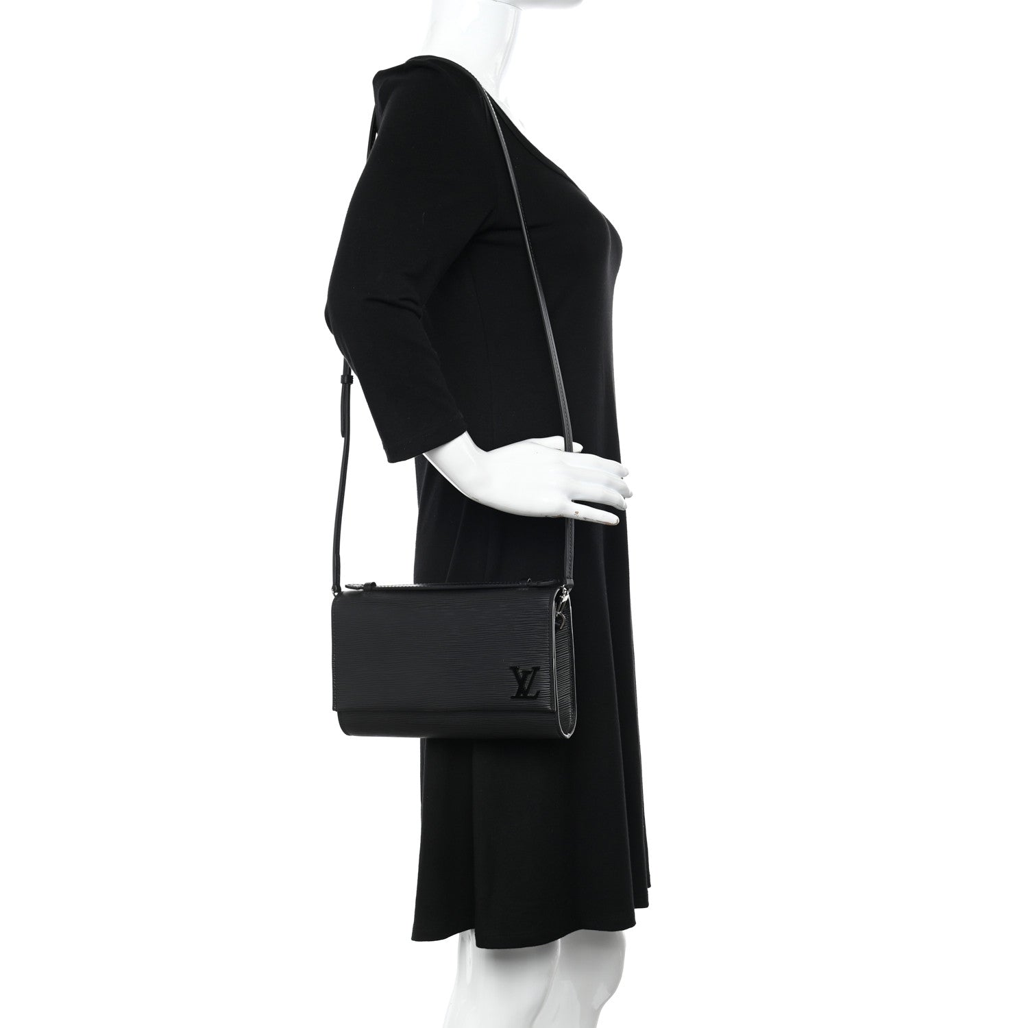 Louis Vuitton Epi Clery Black 2 of 9