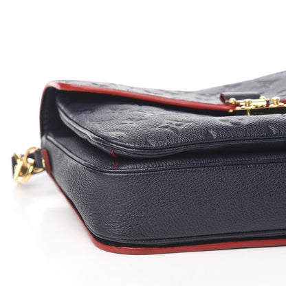 Louis Vuitton Empreinte Pochette Metis Marine Rouge 8 of 11