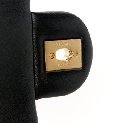 Chanel Lambskin Quilted Mini Rectangular Pearl Crush Flap Black 7 of 12