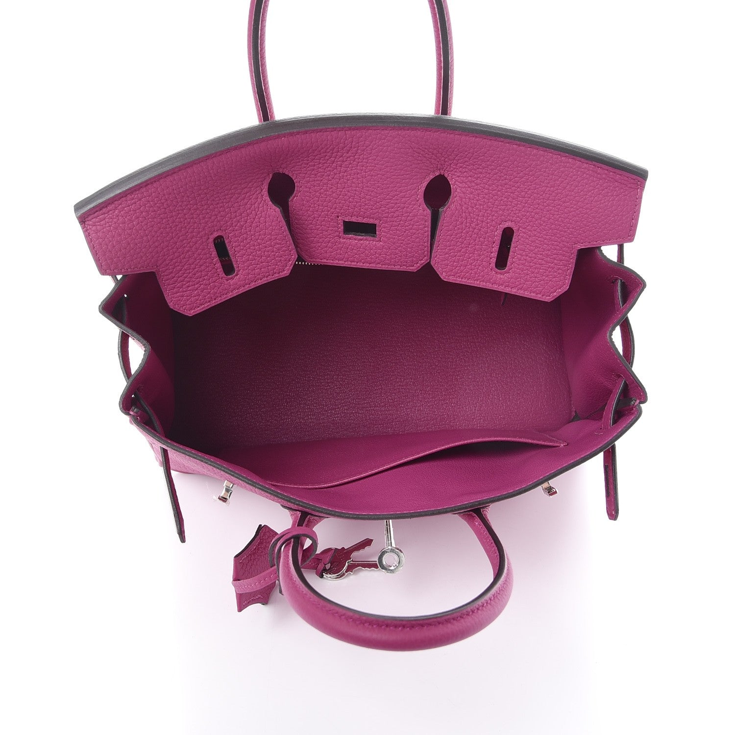 Hermes Togo Birkin 25 Rose Pourpre 7 of 37