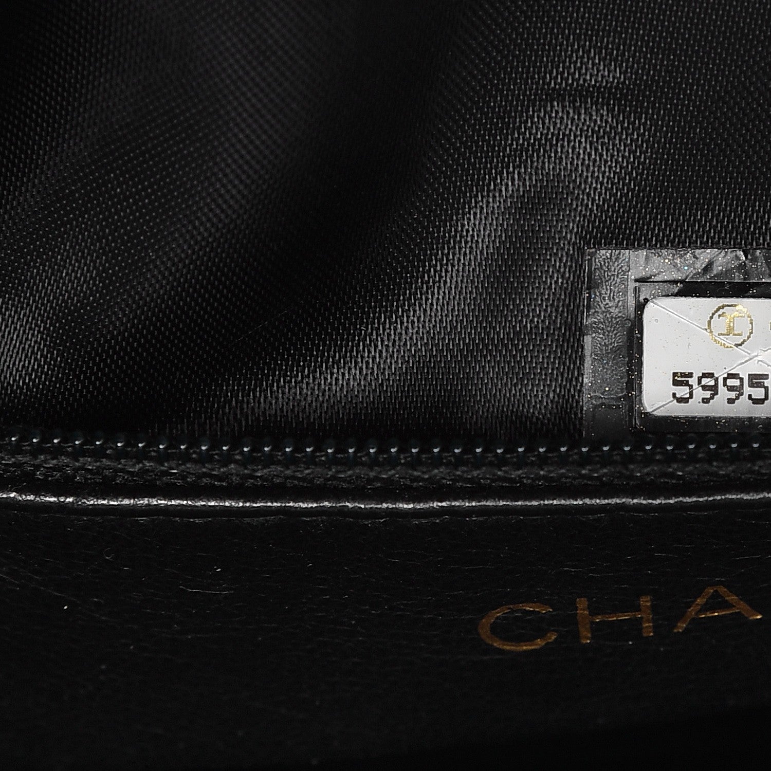 Chanel Caviar Frame Evening Bag Black 10 of 29