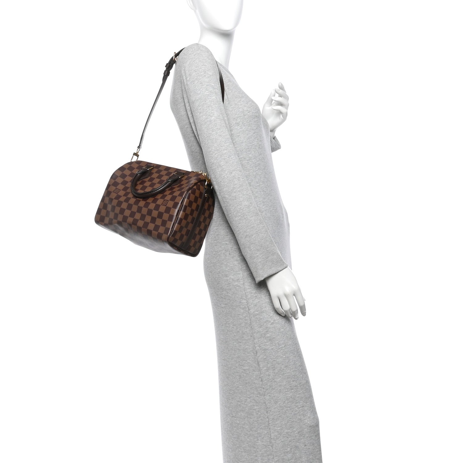 Louis Vuitton Damier Ebene Speedy Bandouliere 25 2 of 13