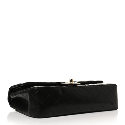 Chanel Lambskin Quilted Medium Double Flap Black 4 of 13