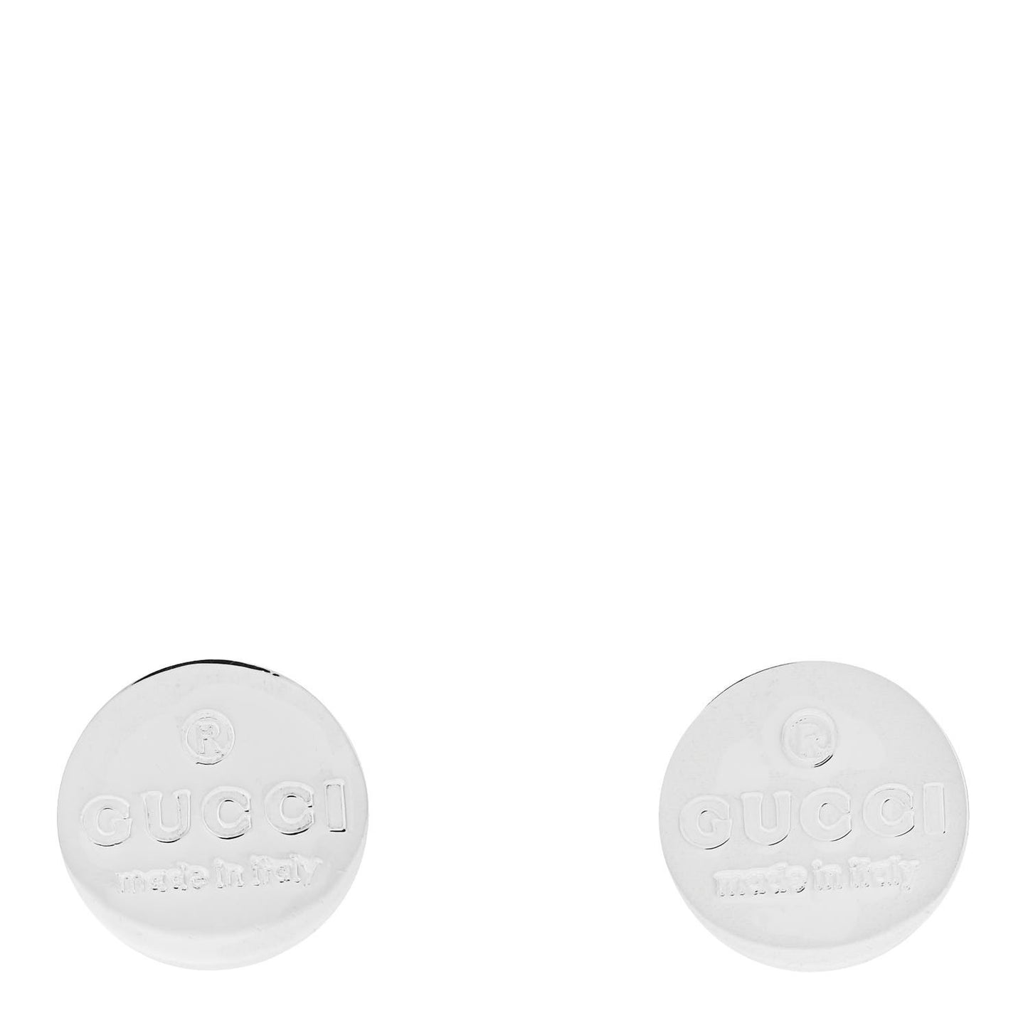 Sterling Silver Round Stud Earrings
