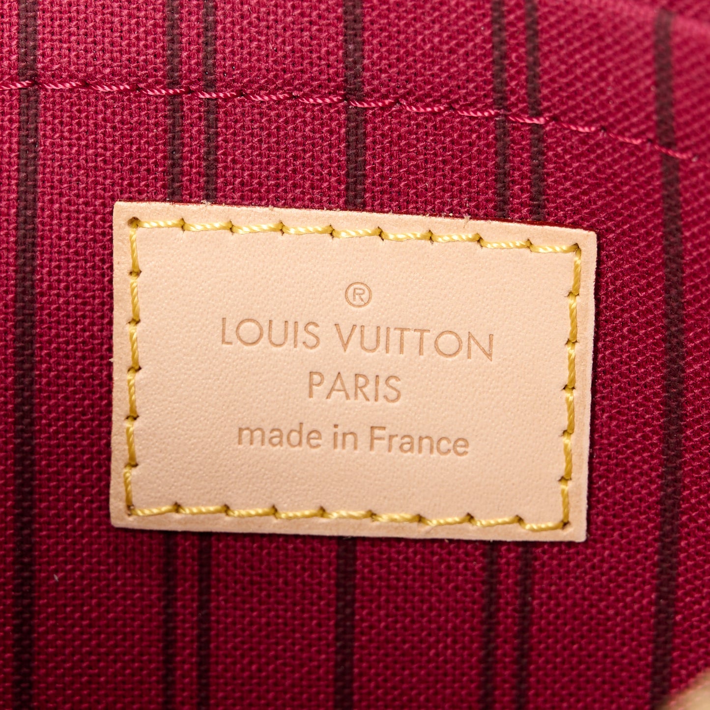 Monogram Neverfull MM GM Pochette Pivoine
