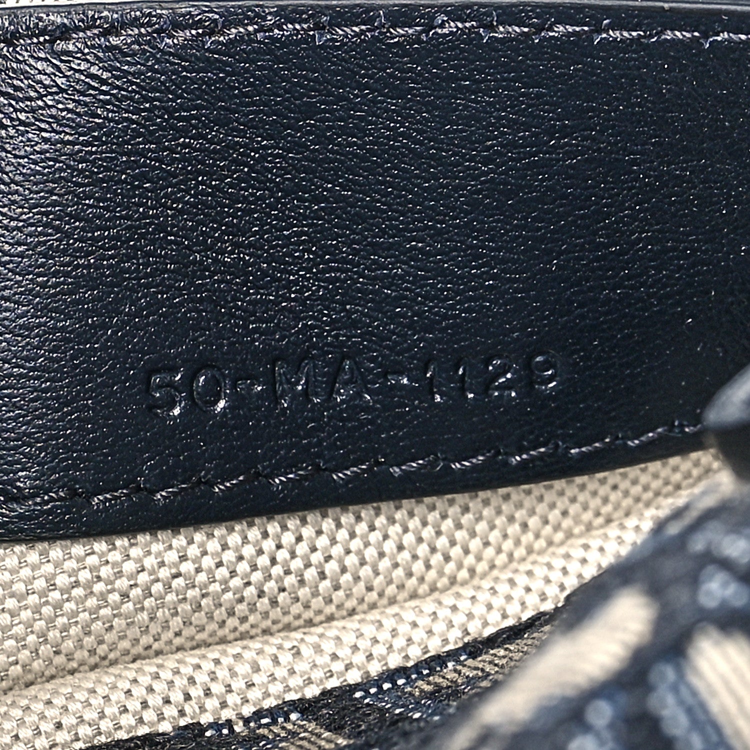 Christian Dior Oblique Saddle Belt Bag Blue 7 of 11