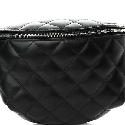 Chanel Calfskin Quilted Waist Belt Bag Black 9 of 14