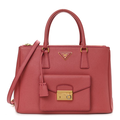 Prada Saffiano Lux Galleria Front Pocket Tote Tamaris 1 of 12