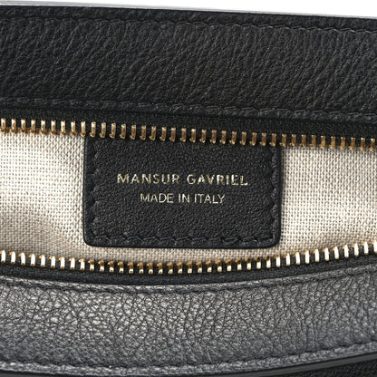 Mansur Gavriel Soft Calfskin Moon Sling Bag Black 6 of 11