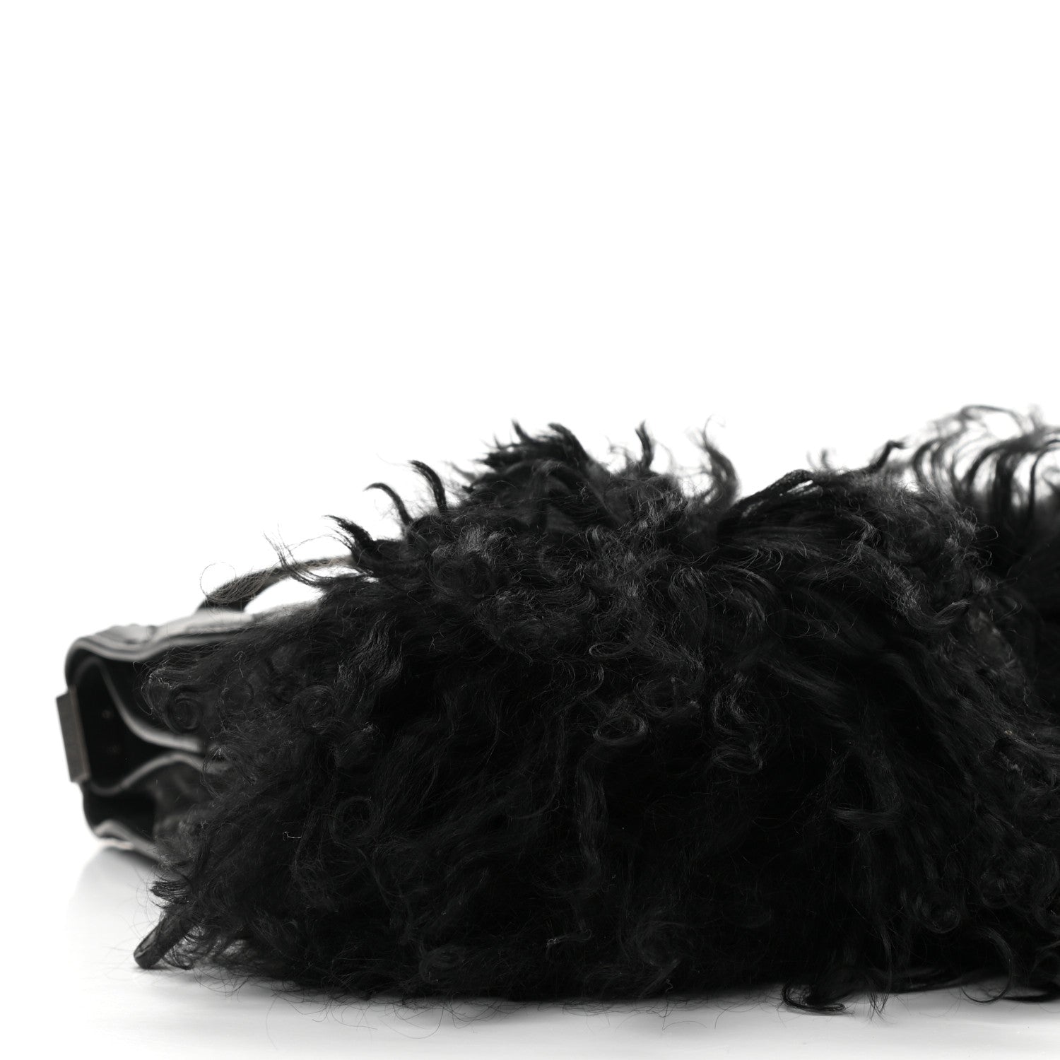 Chanel Lambskin Quilted Fur Paris Dallas Double Flap Bag Black 10 of 13