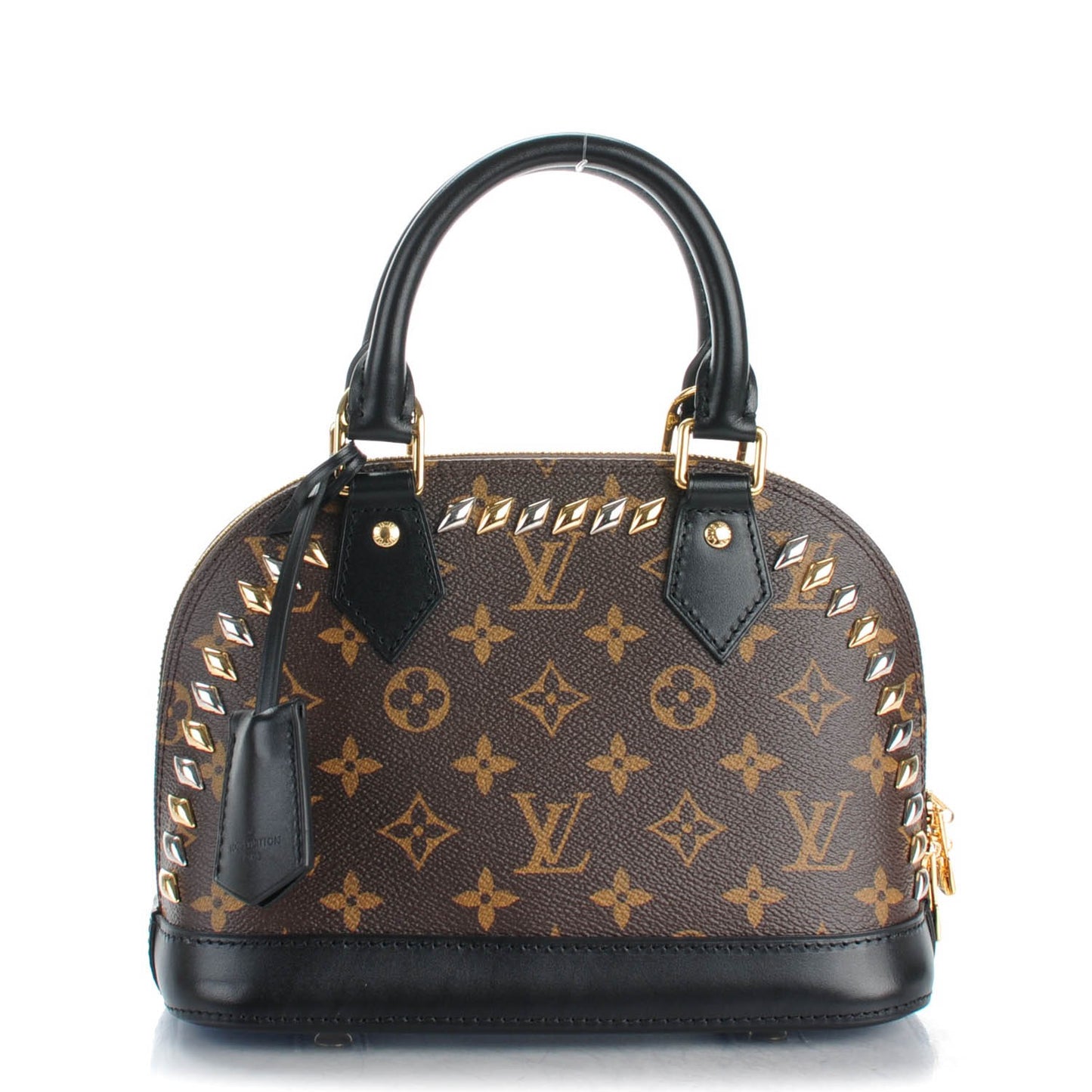 Monogram Macassar Studded Alma BB