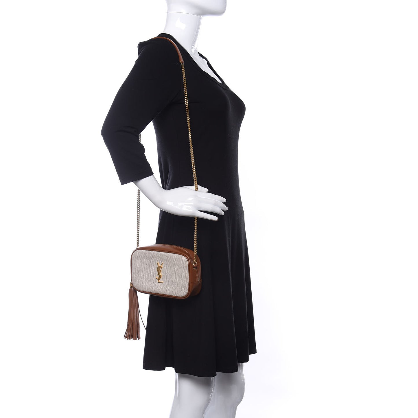 Cotton Monogram Mini Lou Camera Bag Beige Brick