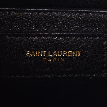 Saint Laurent Calfskin Small Datcha Satchel Bag Black 7 of 10