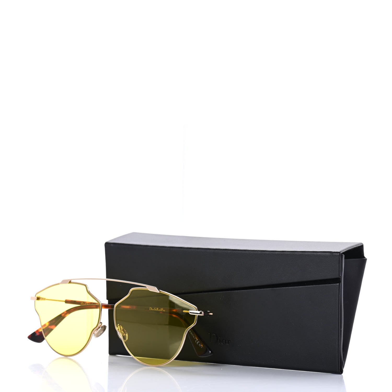 Christian Dior So Real Pop Sunglasses Yellow 7 of 7