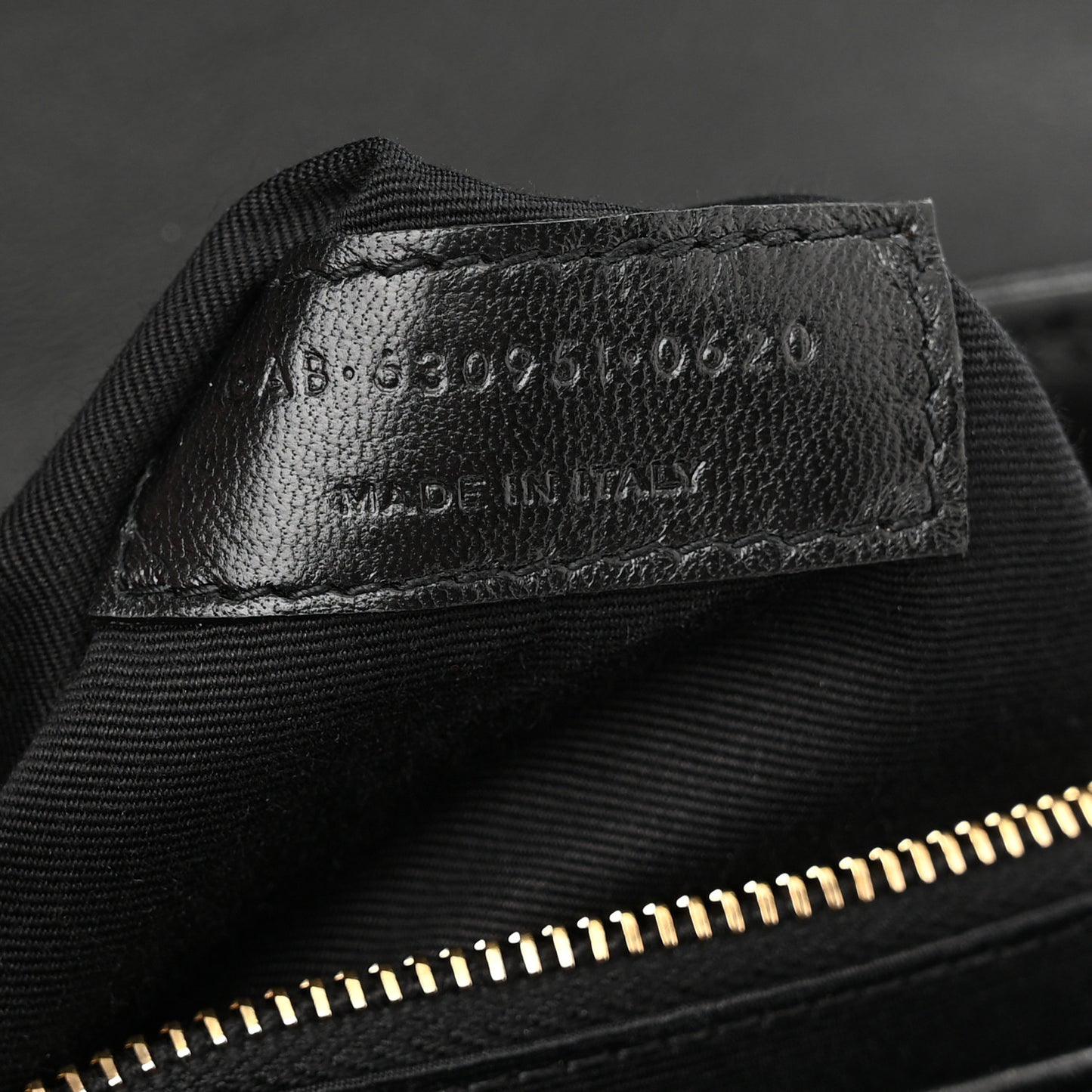 Calfskin Y Quilted Monogram Toy Loulou Crossbody Bag Black