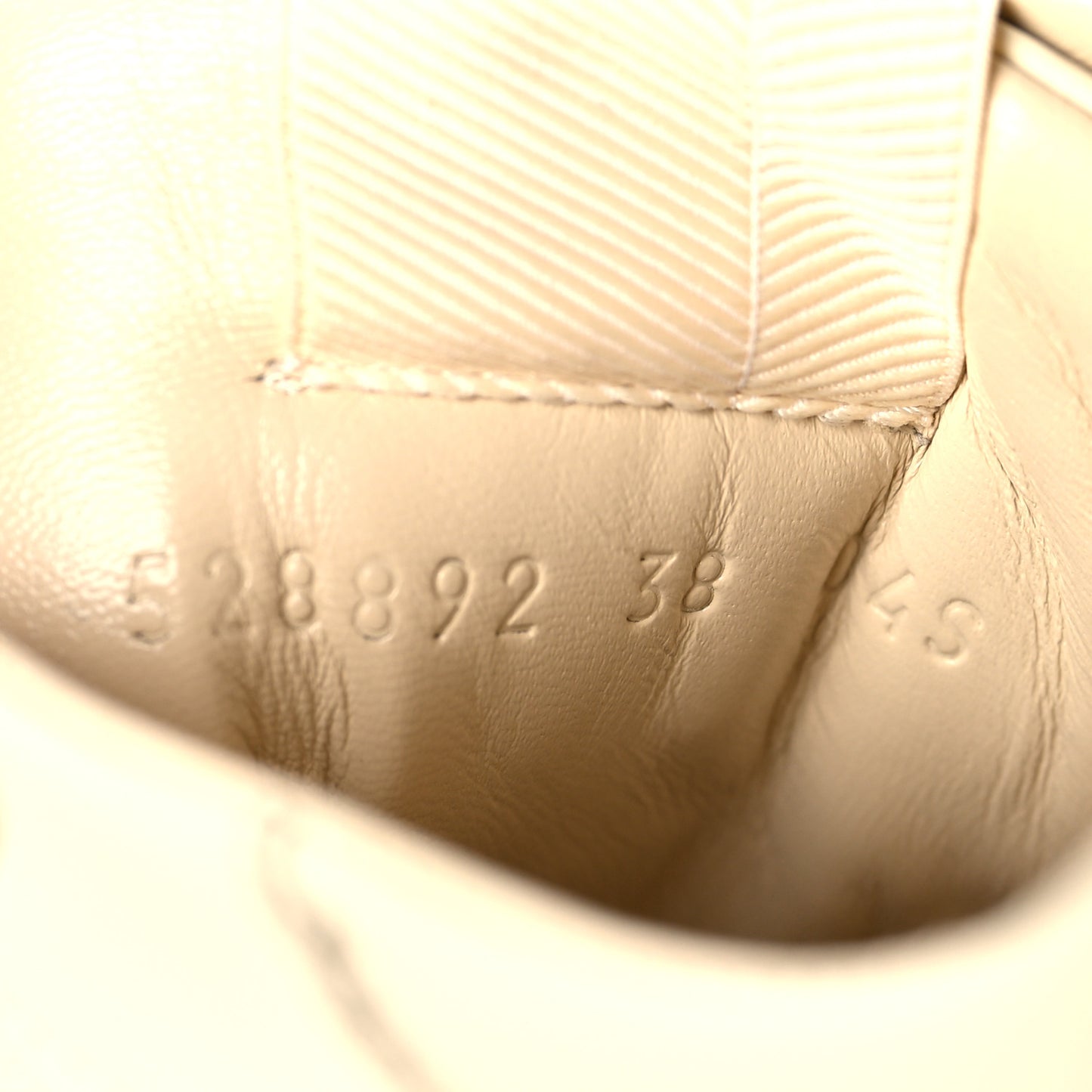 Calfskin Logo Womens Rhyton Sneakers 38 Ivory