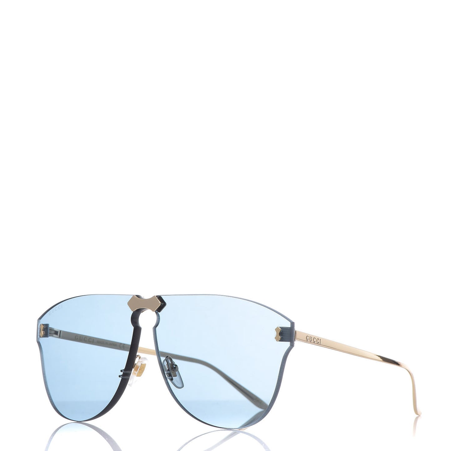 Rimless Sunglasses GG0354S Blue