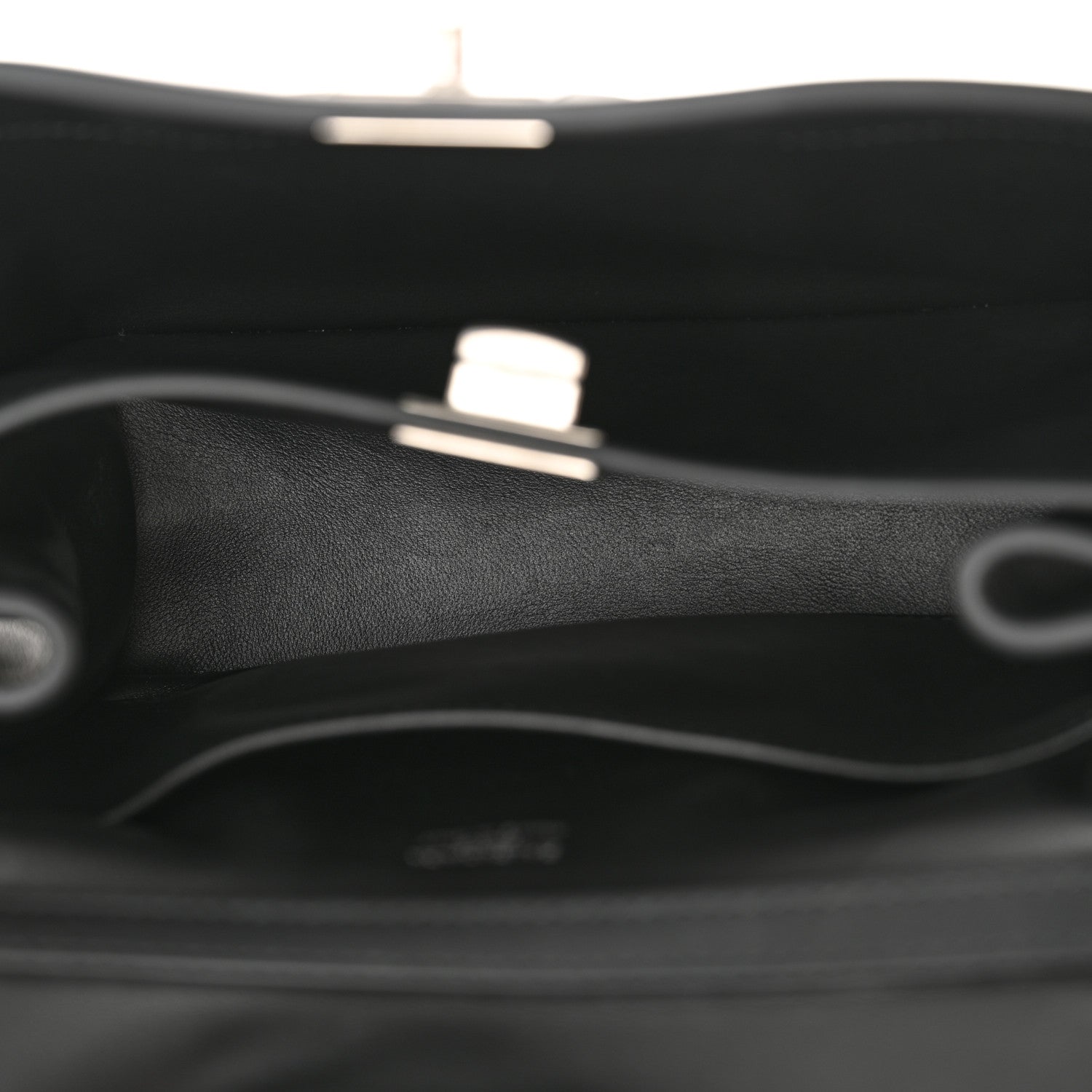 Balenciaga Natural Smooth Calfskin Mini Rodeo Top Handle Handbag Black 5 of 9