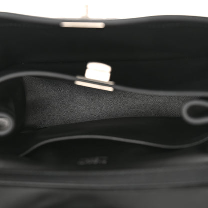 Balenciaga Natural Smooth Calfskin Mini Rodeo Top Handle Handbag Black 5 of 9