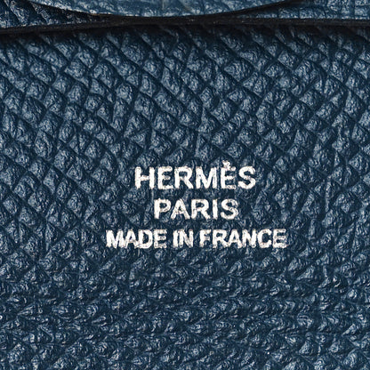 Hermes Epsom Bastia Coin Purse Bleu Indigo 6 of 9