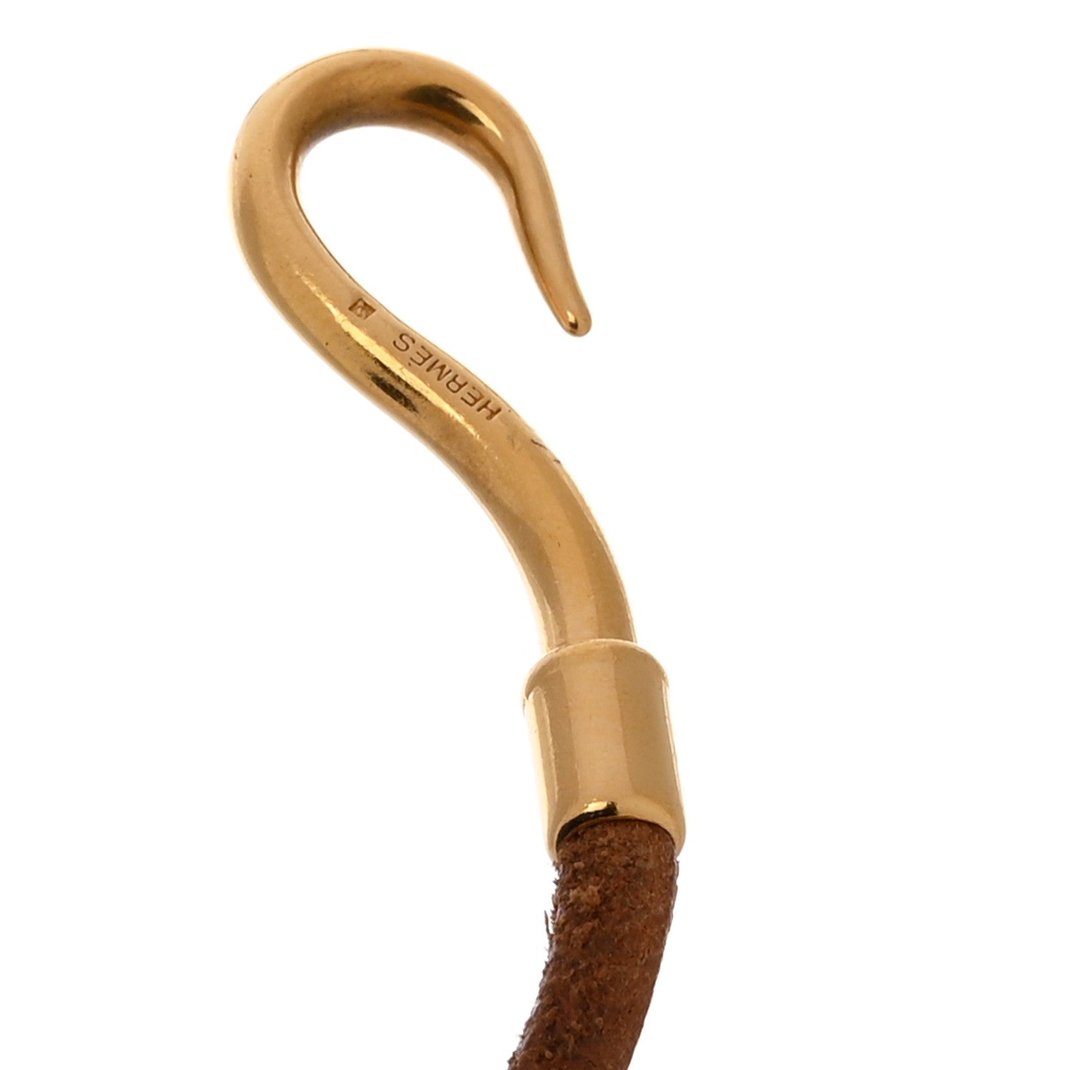 Hermes Natural Bridle Jumbo Hook Bracelet Bouton 4 of 4