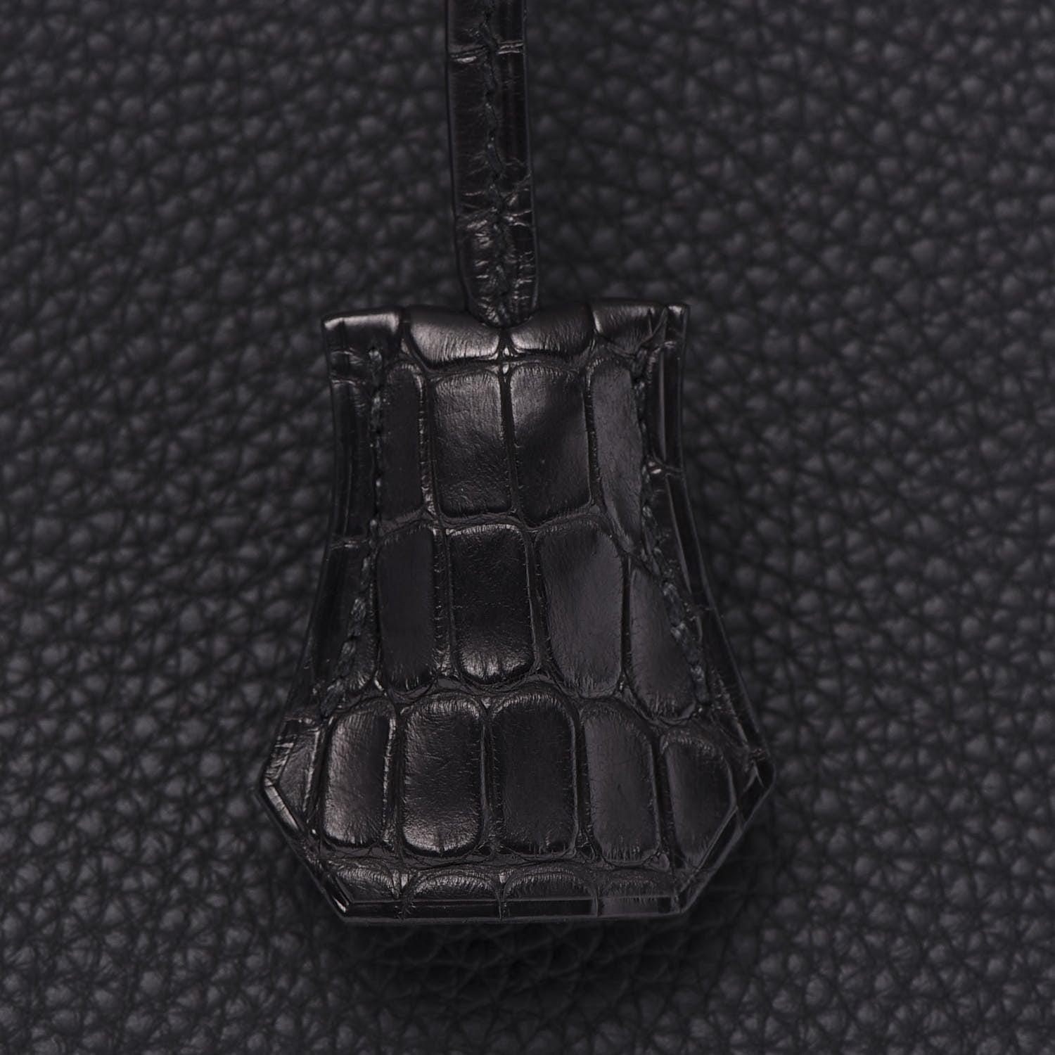 Hermes Togo Matte Alligator Birkin Touch 30 Black 32 of 35
