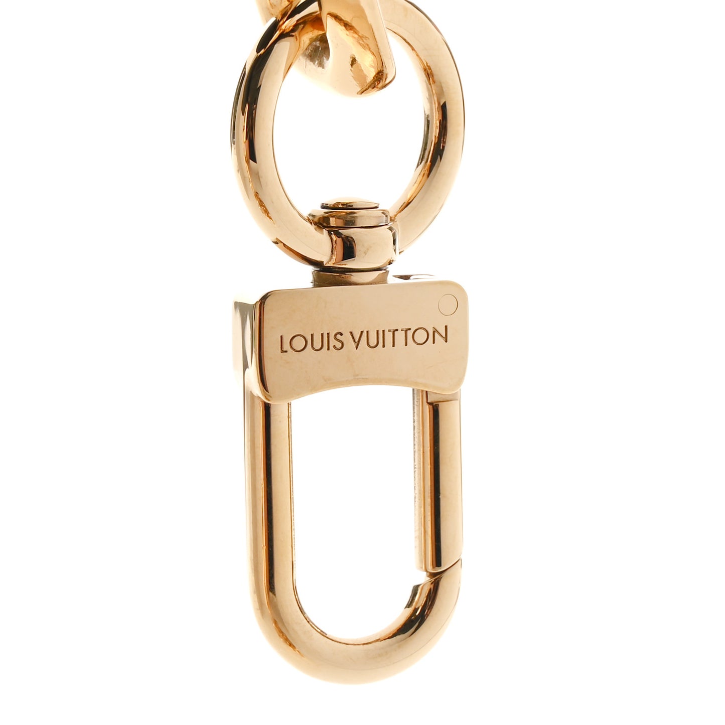Metal Coussin Chain Strap Gold