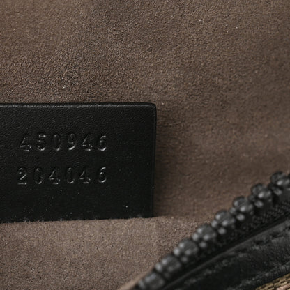 Gucci GG Supreme Monogram Belt Bag Black 7 of 12