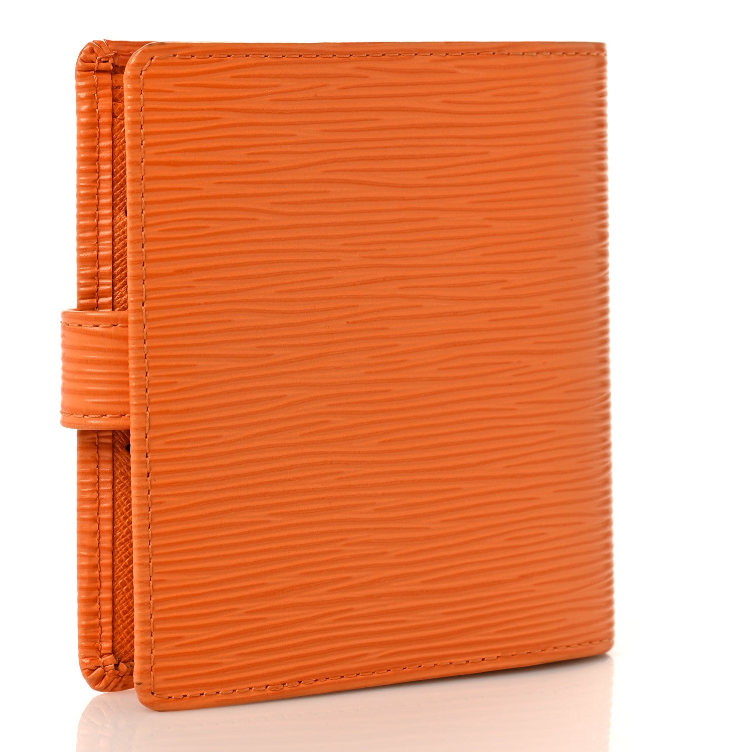 Louis Vuitton Epi Porte-Billets Compact Wallet Mandarin 3 of 9