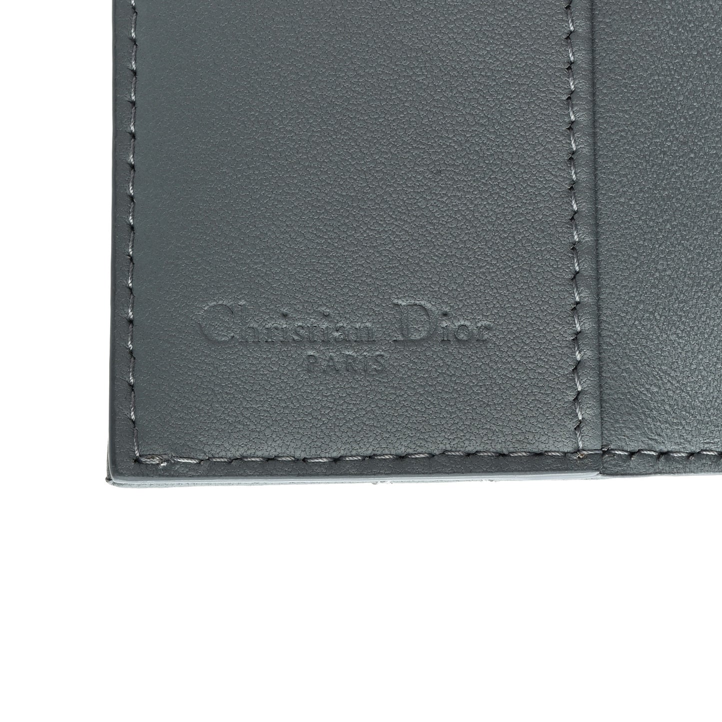 Lambskin Cannage Miss Dior 4 Key Holder Wallet Cloud Blue