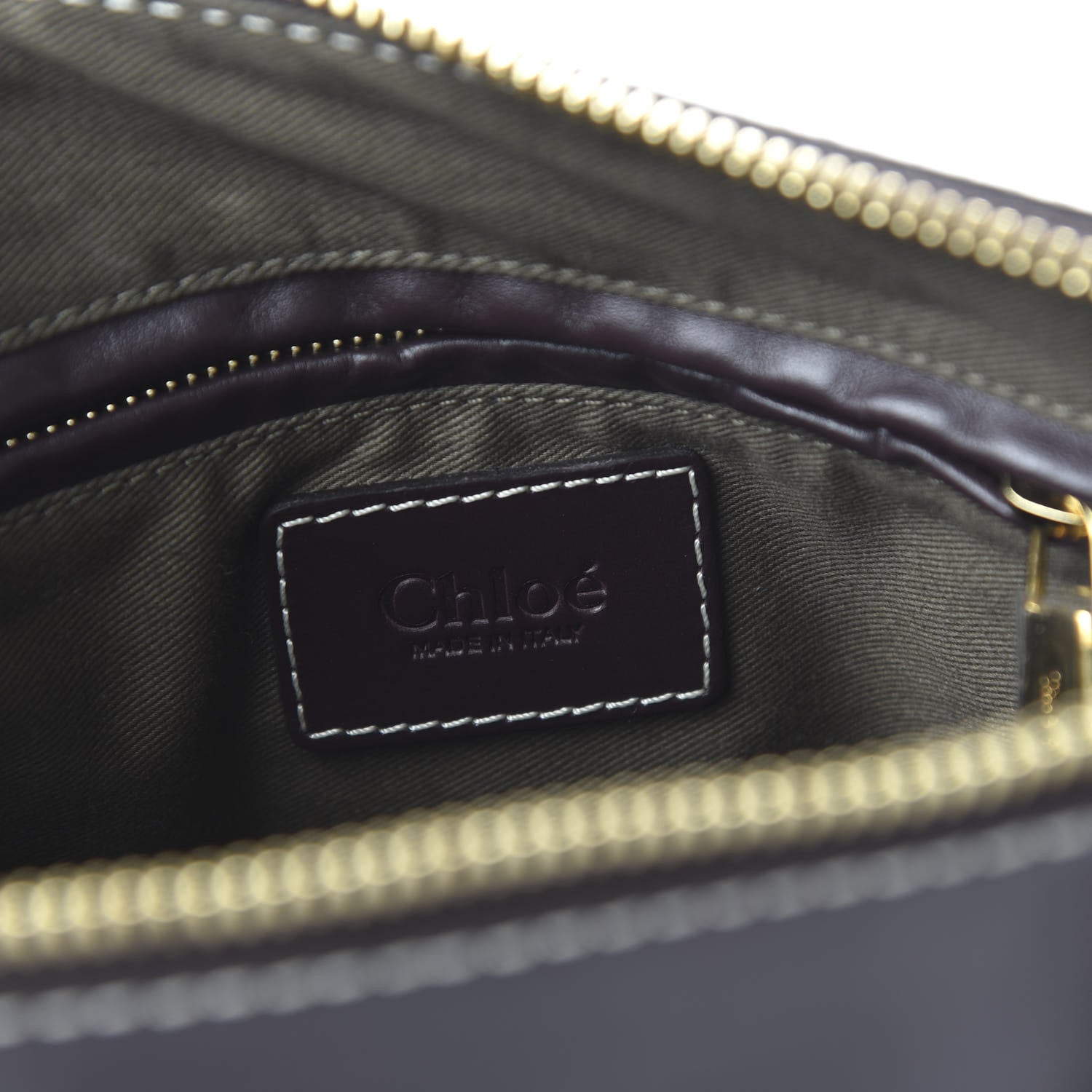 Chloe Smooth Calfskin Small Marcie Satchel Black Raisin 8 of 11