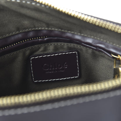 Chloe Smooth Calfskin Small Marcie Satchel Black Raisin 8 of 11