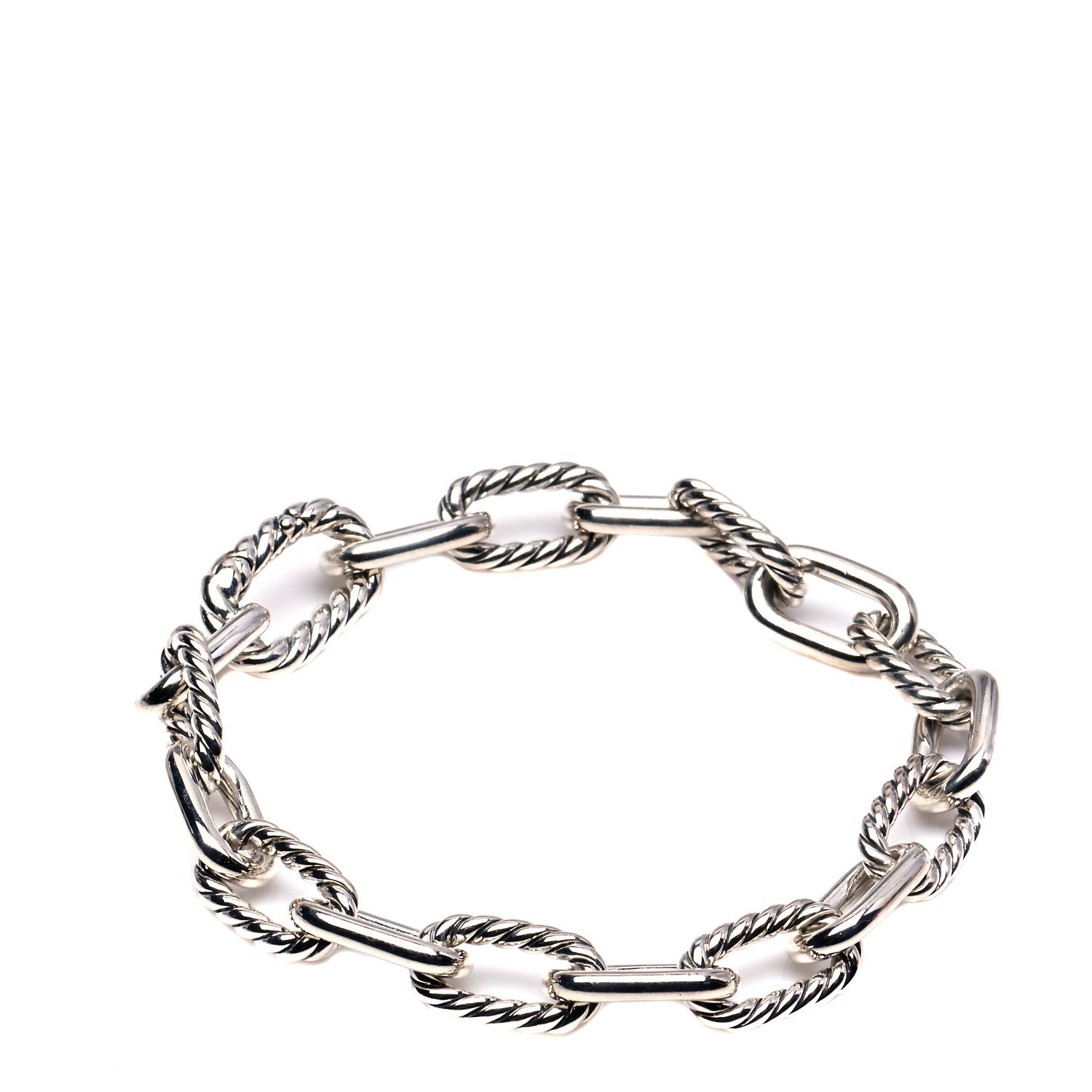 David Yurman Sterling Silver 8.5mm Madison Chain Bracelet 1 of 6