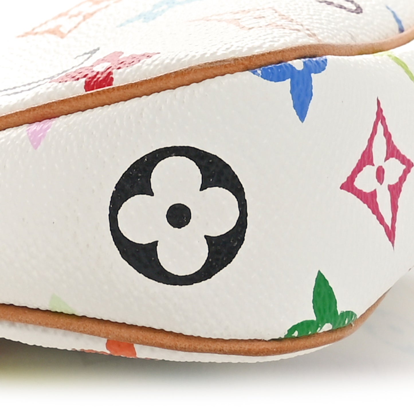 Monogram Multicolor Pochette Accessories White