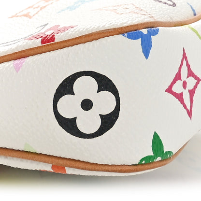 Louis Vuitton Monogram Multicolor Pochette Accessories White 10 of 12