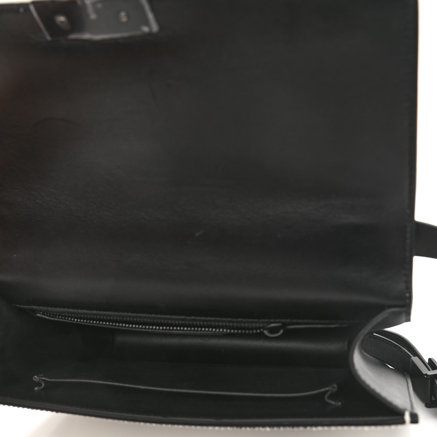 Crystal Calfskin 30 Checkered Montaigne Flap Bag Black White