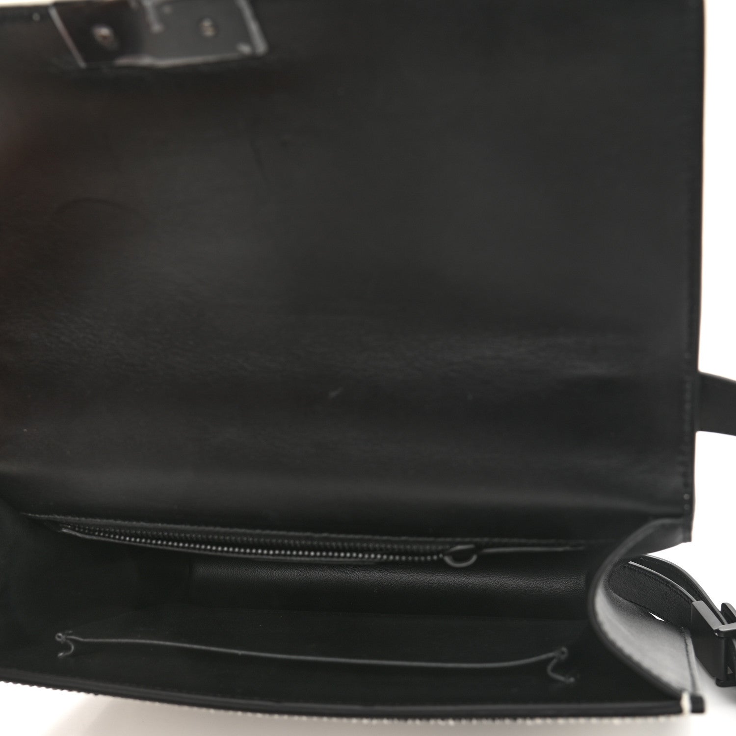 Christian Dior Crystal Calfskin 30 Checkered Montaigne Flap Bag Black White 7 of 12