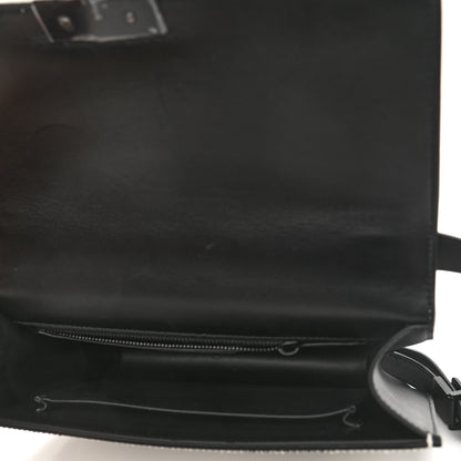 Christian Dior Crystal Calfskin 30 Checkered Montaigne Flap Bag Black White 7 of 12