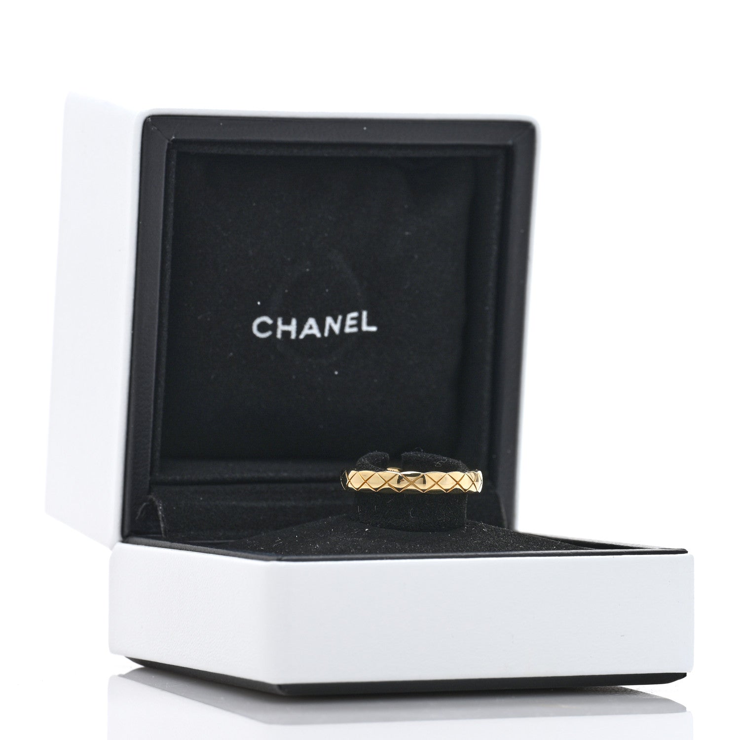 Chanel 18K Yellow Gold Mini Coco Crush Ring 53 6.25 5 of 5
