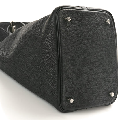 Hermes Taurillon Clemence Picotin Lock 22 MM Black 9 of 11