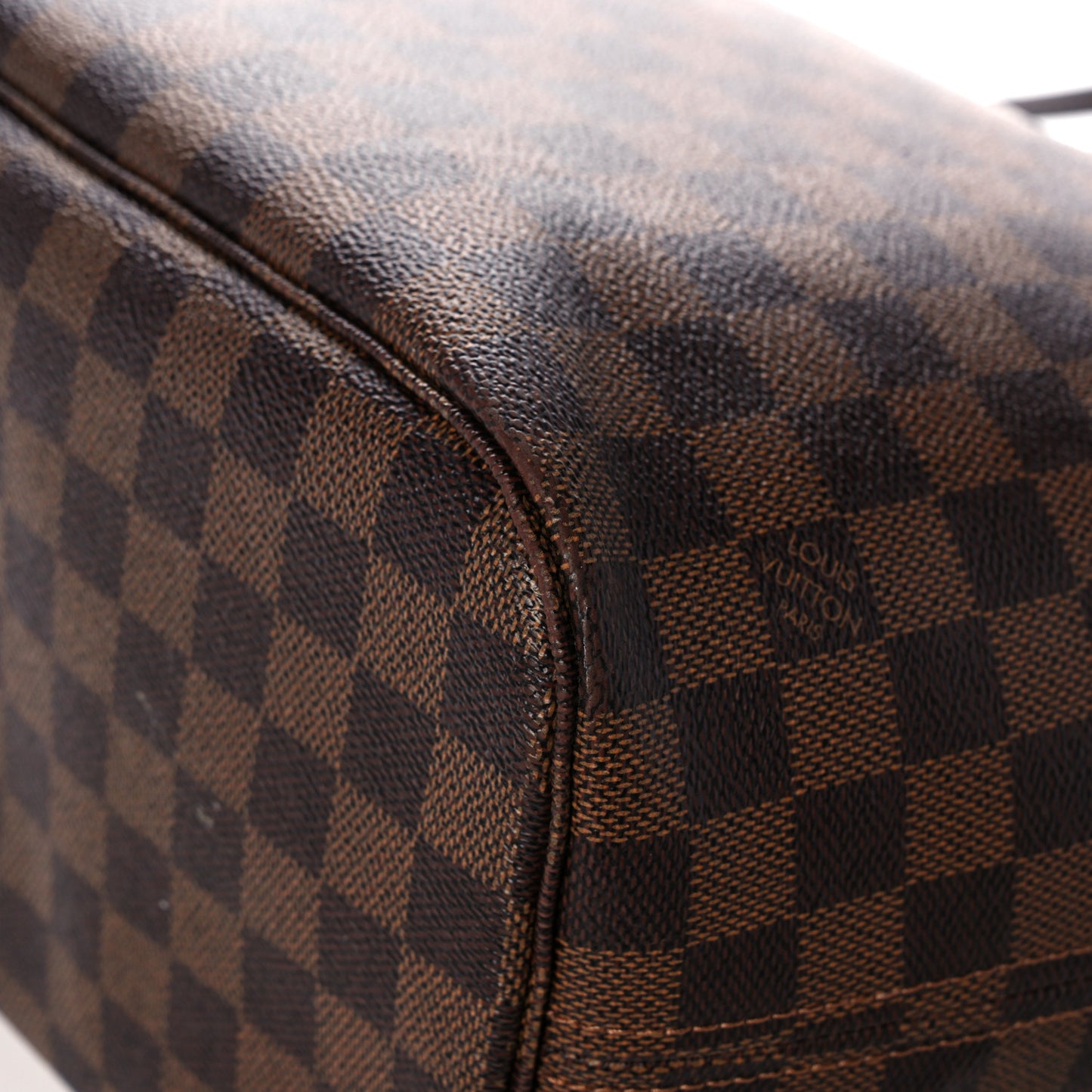 Damier Ebene Neo Neverfull MM Rose Ballerine