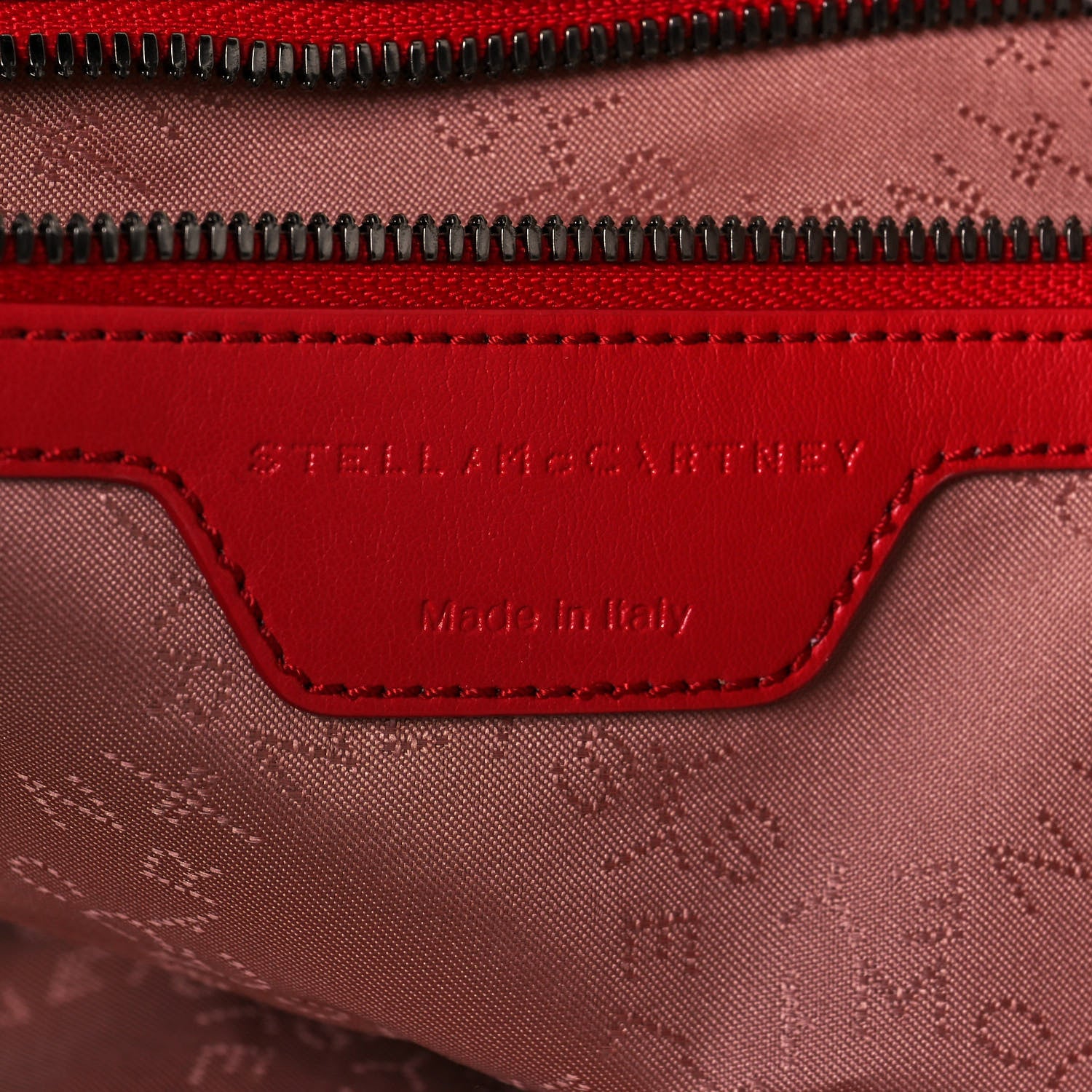 Stella McCartney X ED CURTIS Shaggy Deer Logo Embroidered Large Falabella Chalk 6 of 13