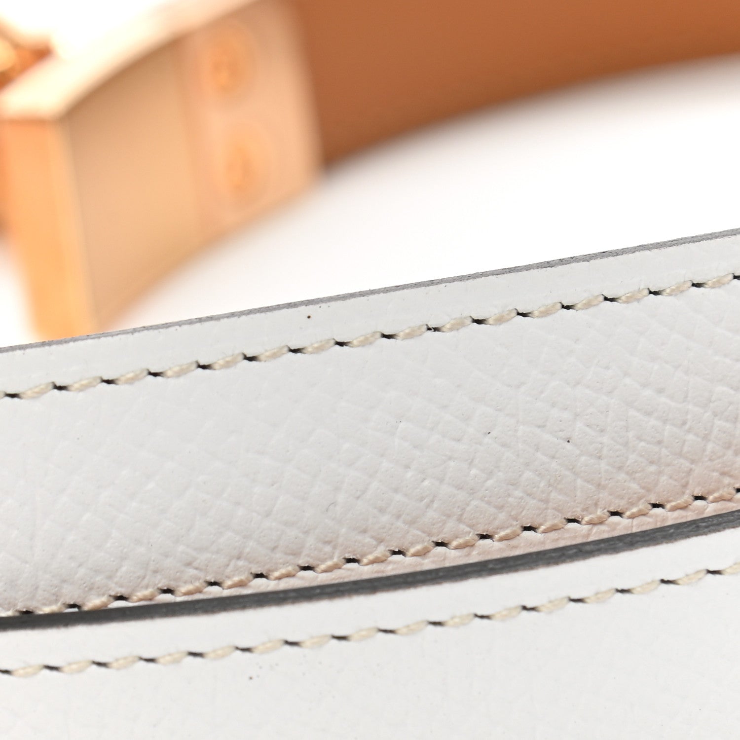 Hermes Epsom Rivale 18 Belt White 5 of 5