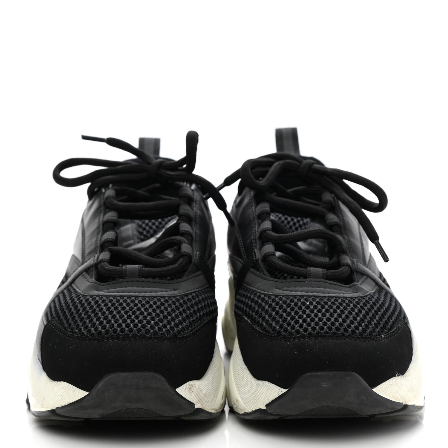 Christian Dior Technical Mesh Calfskin Mens B22 Sneakers 41 Black 3 of 13