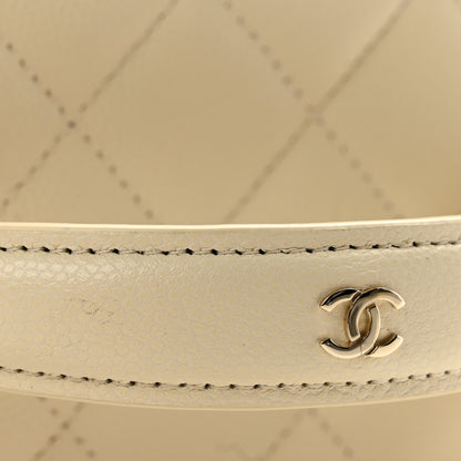 Chanel Caviar Quilted Trendy Handle Mini Vanity Ecru 11 of 12