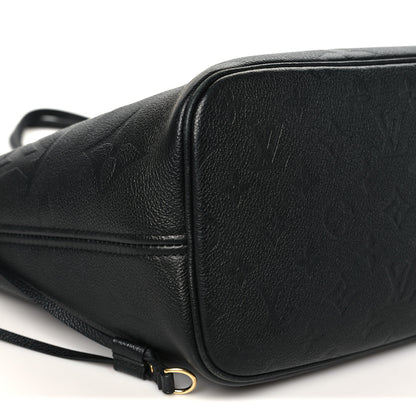Louis Vuitton Empreinte Monogram Giant Neverfull MM Black 8 of 9