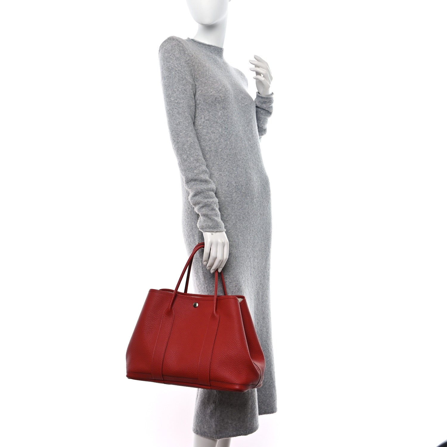 Hermes Vache Country Garden Party 36 MM Rouge Duchesse 2 of 12